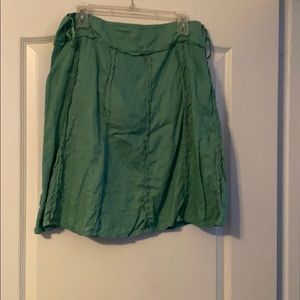 Green skirt
